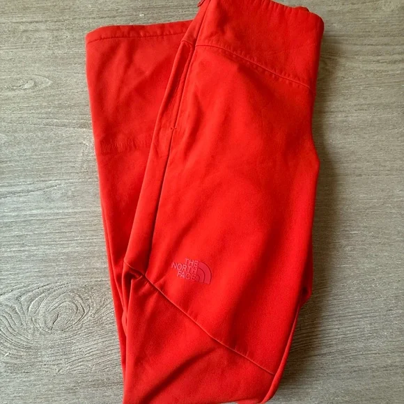 The North Face Snoga Windwall Ski Pants Women Fitted Fiery Red Stretch Size 4 - Picture 13 of 13